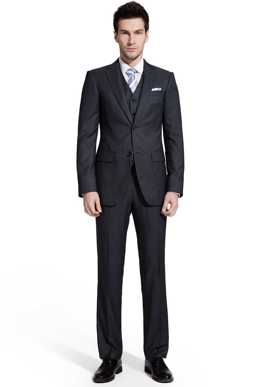 REDA深灰色温莎三件套