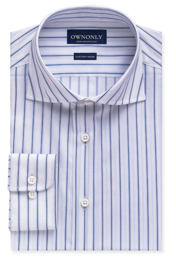 经典蓝条纹衬衫