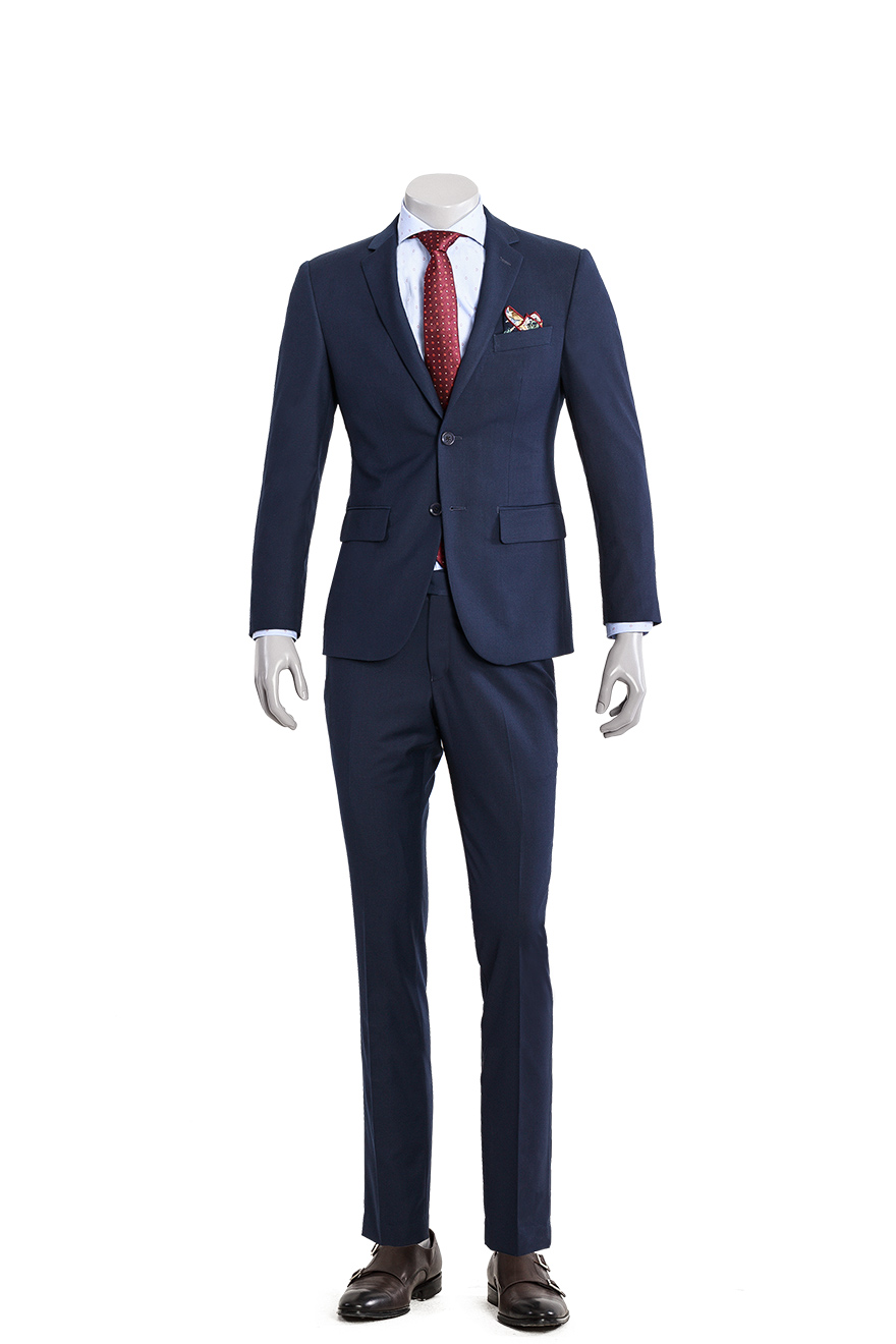 藏蓝色时尚两件套